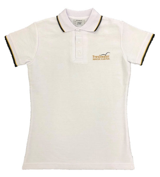 Girls White Polo